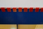 Detail houten sierlijst tegen plafond op de verdieping
<br/>
Gert-Jan Lobbes, 2019-04-01